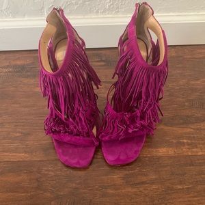 Fun Fringed Heels